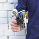 Illustration for article titled Guy invents an 8-Bit instant camera gun that prints images on receipts